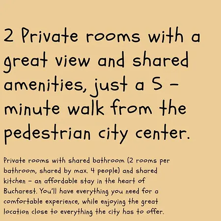 Downtown Unirii Square Private Economy Rooms With Shared Amenities Bukarest Exterior foto